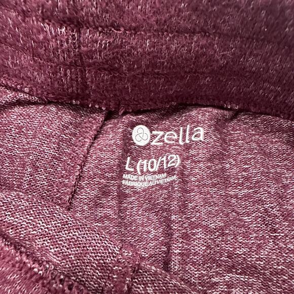 Zella Heathered Maroon Joggers - Picture 5 of 7